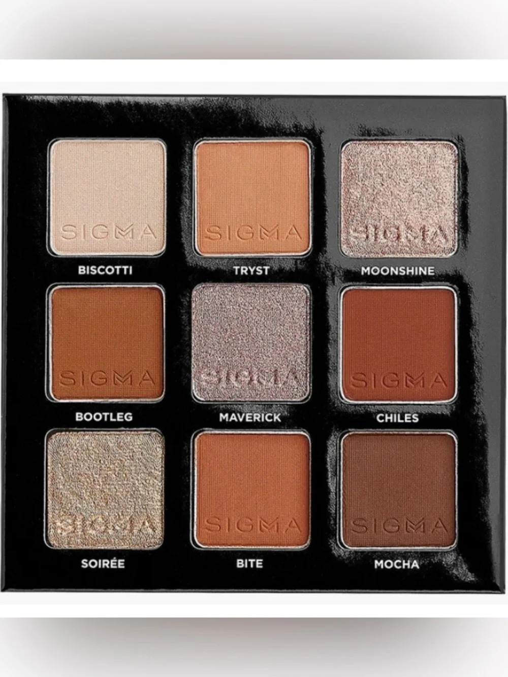 Sigma Beauty listing includes